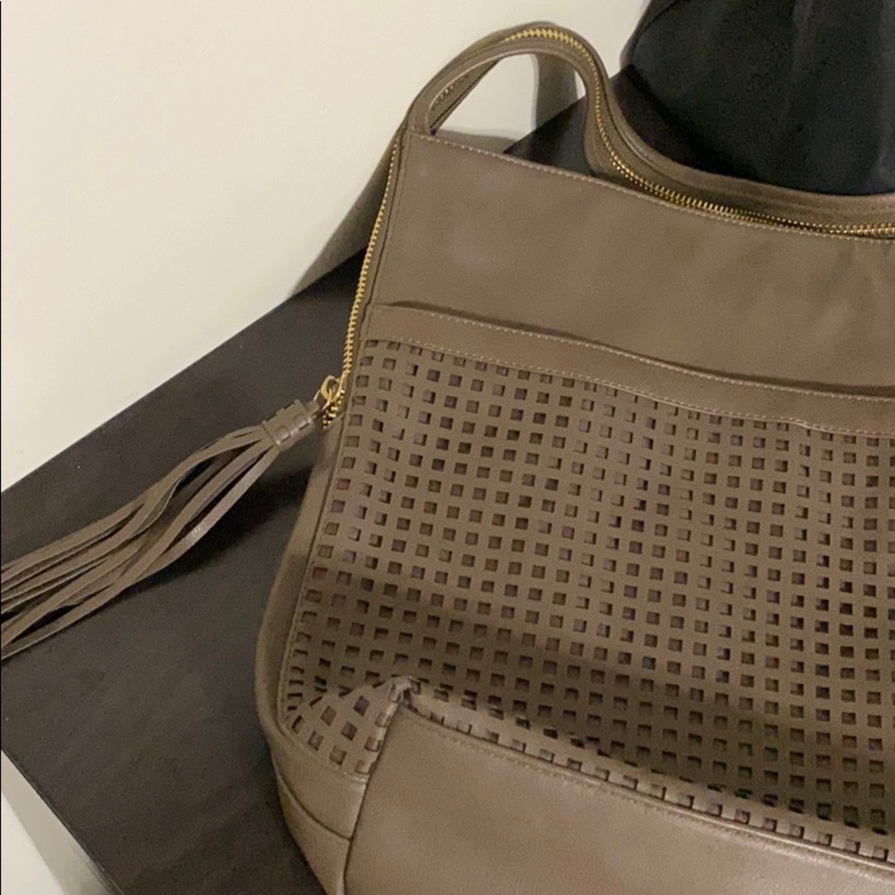 Dark brown shoulder bag